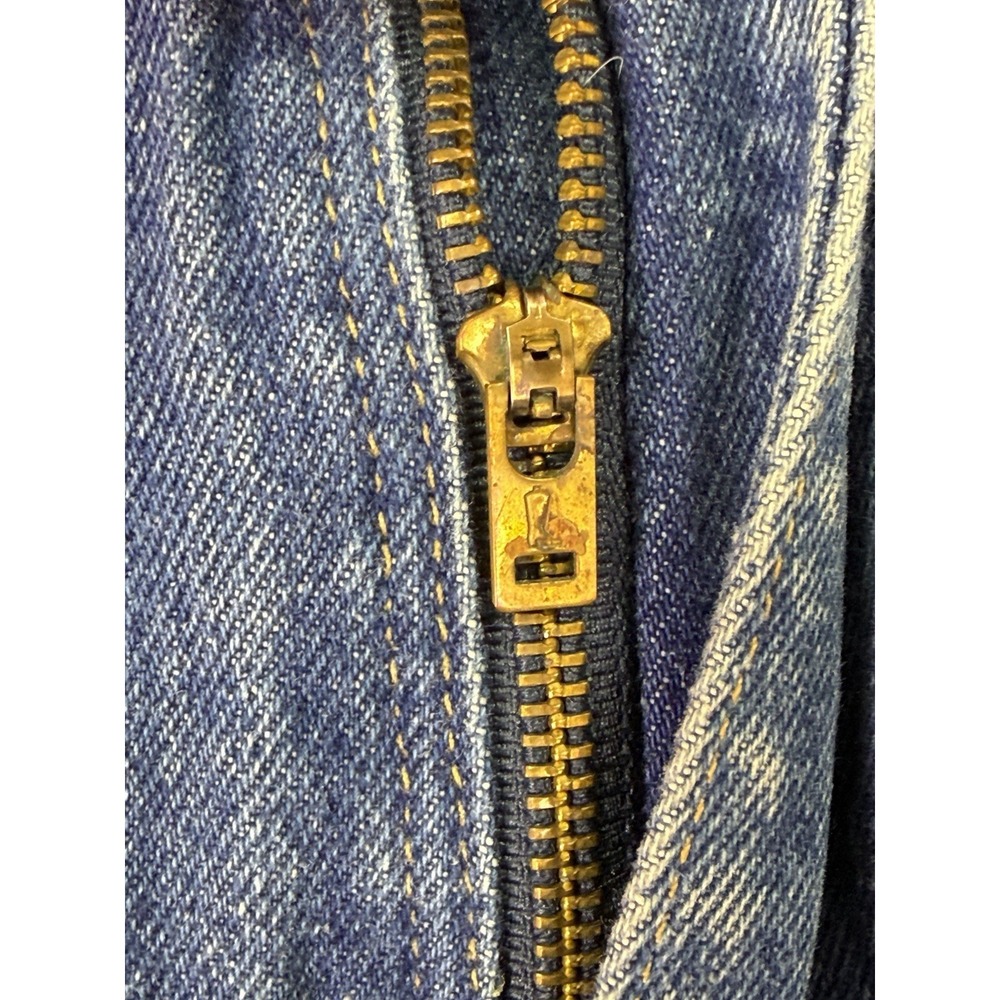 Wrangler Riggs‎ Workwear Jeans Mens 40x30 Blue Denim Fleece Lined Thermal Pants - Picture 7 of 10